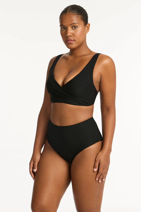 Sea Level Honeycomb High Waist Pant